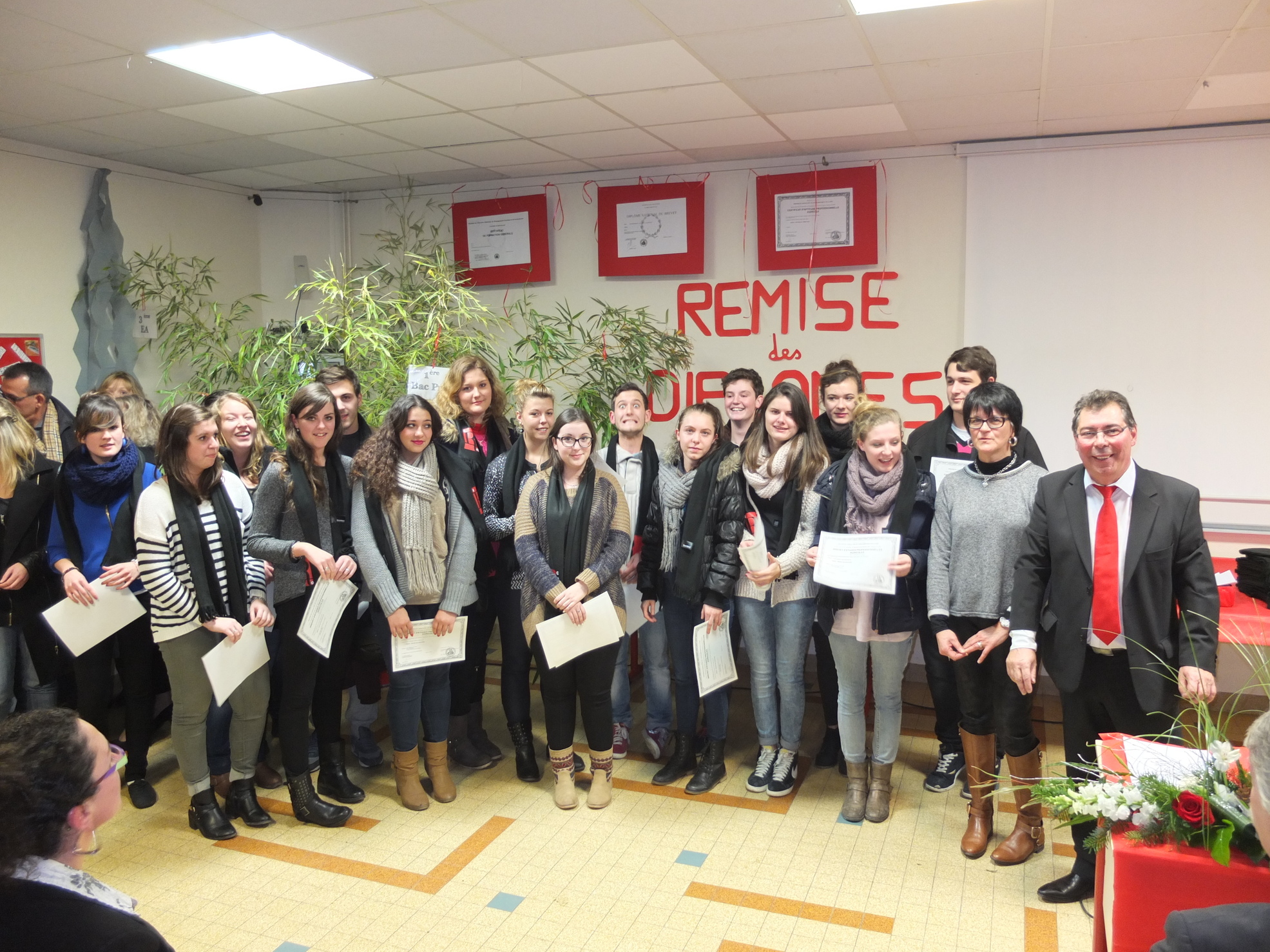 Les diplômés du BEPA SAP 2014
