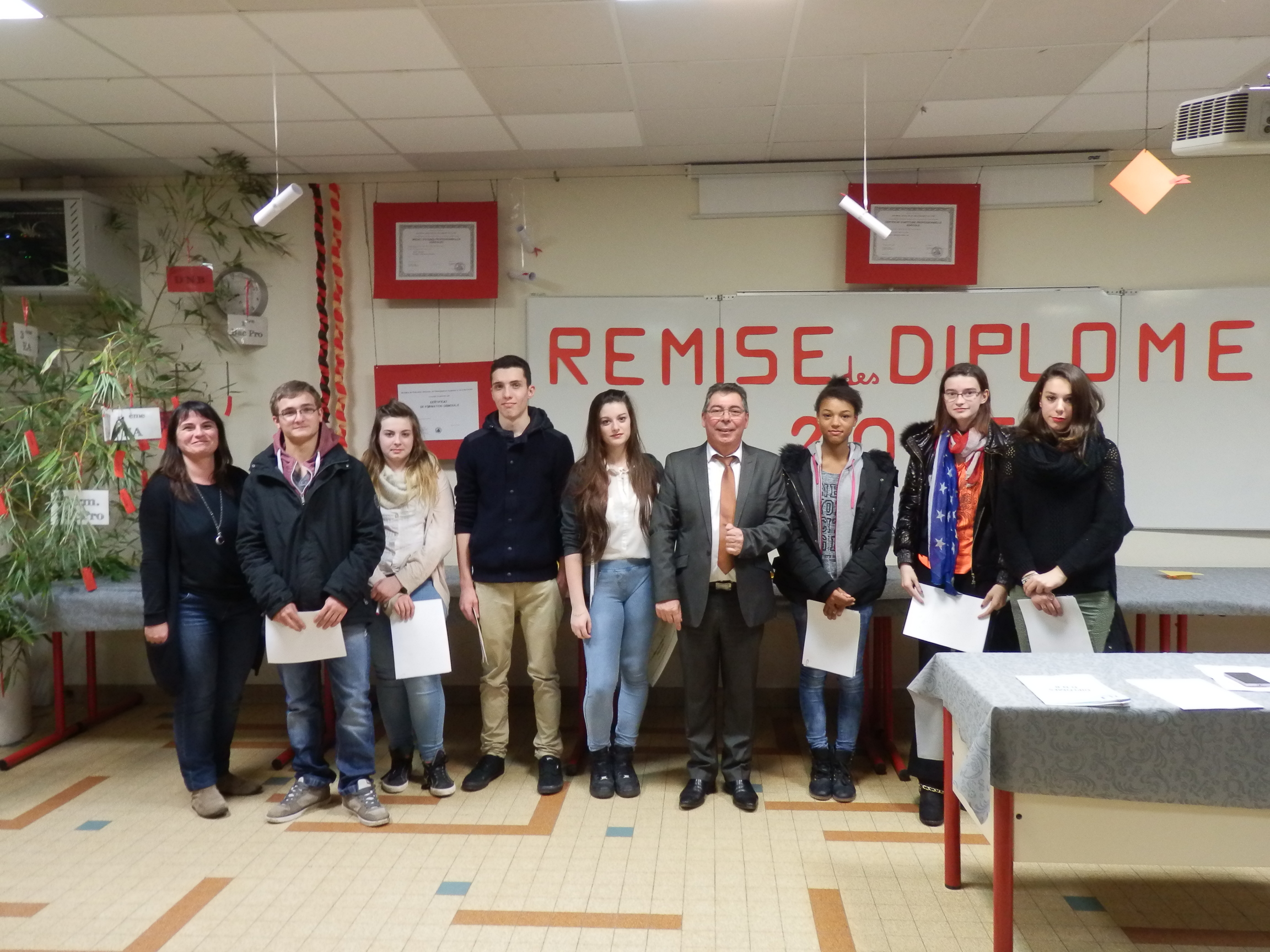 Les diplômés du BacPro SAPAT