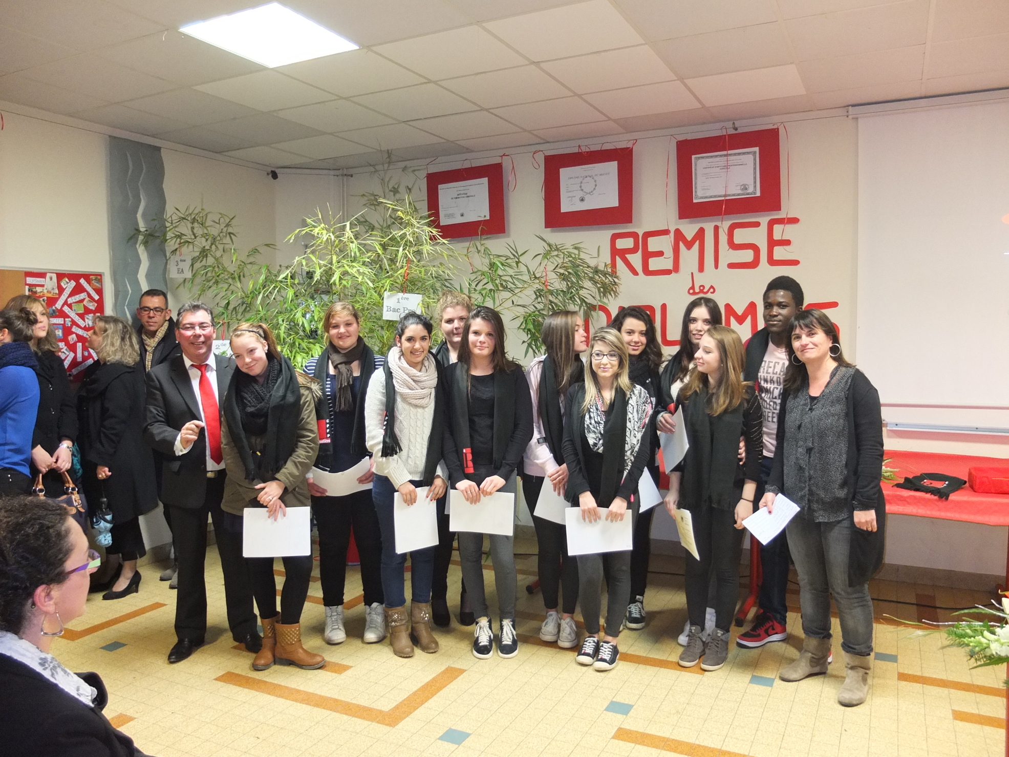 Les diplômés du DNB 2014