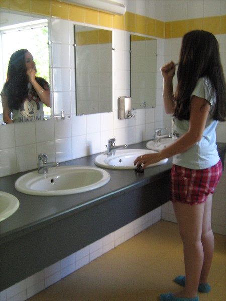 Salle de toilette de l'internat